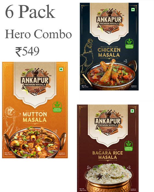 Ankapur Premium Masala | Hero Combo  - 6 Pack Combo