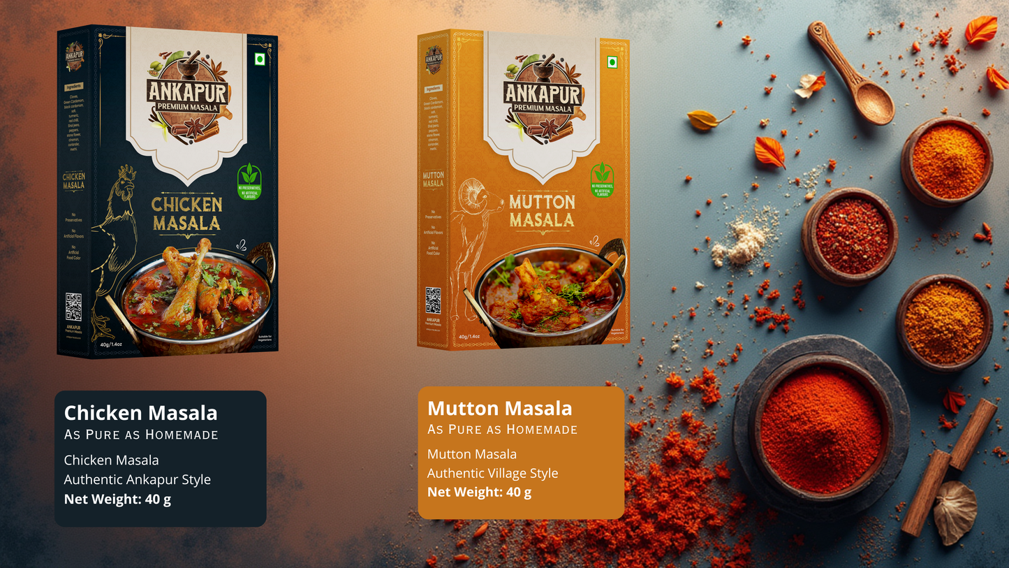 Ankapur Premium Chicken & Mutton Masala | Duo Combo