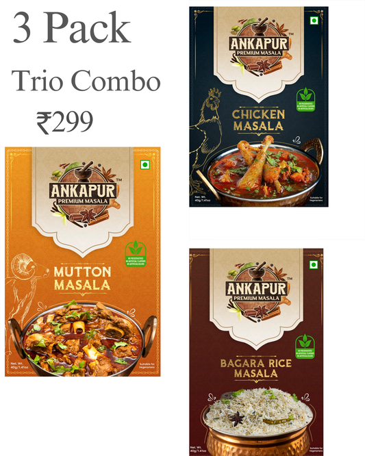 Ankapur Premium Masala | Trio - 3 Pack Combo
