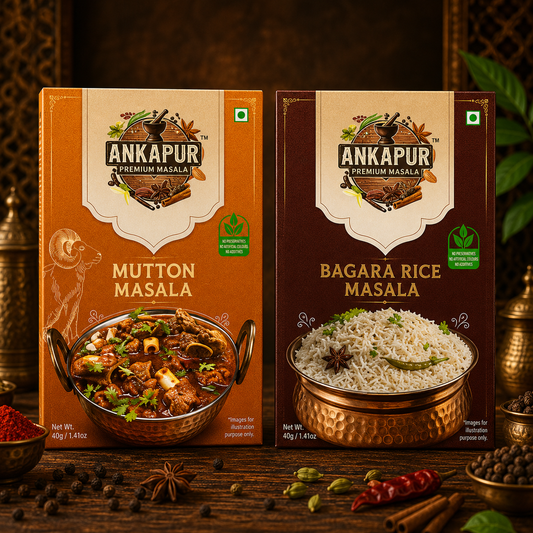 Ankapur Premium Mutton & Bagara Masala | Duo Combo