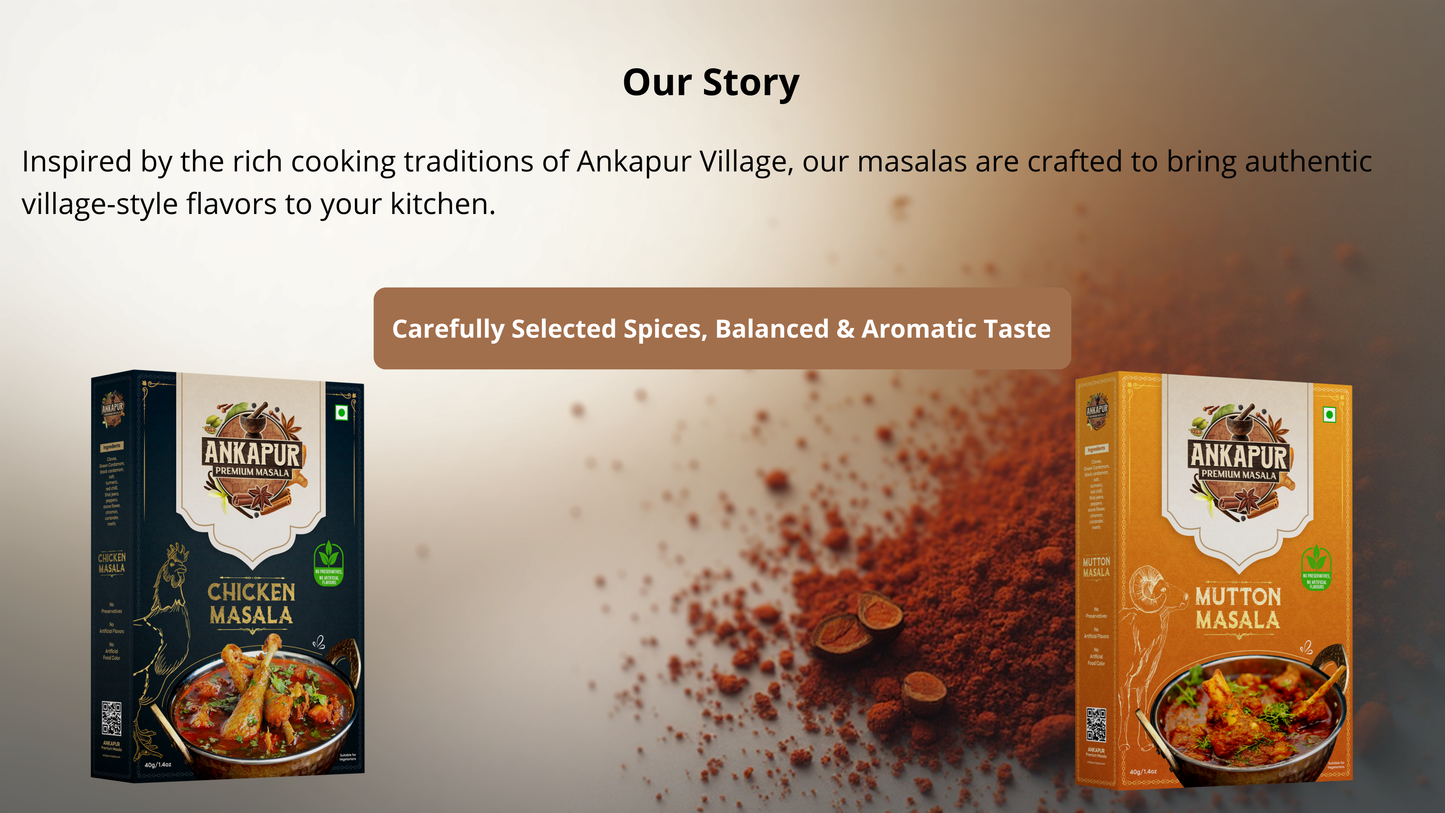 Ankapur Premium Chicken & Mutton Masala | Duo Combo