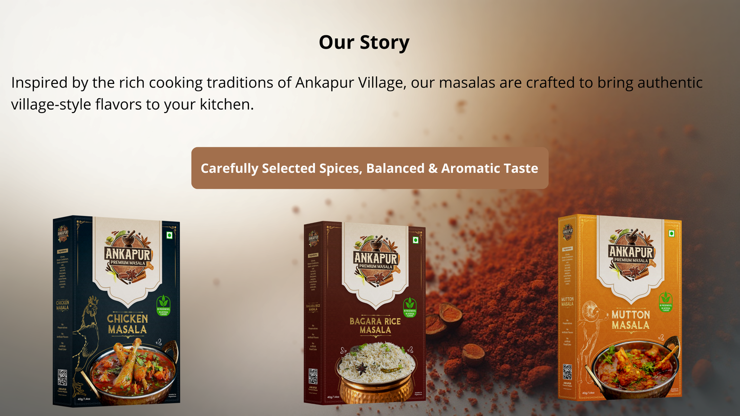 Ankapur Premium Masala |  Trio Combo