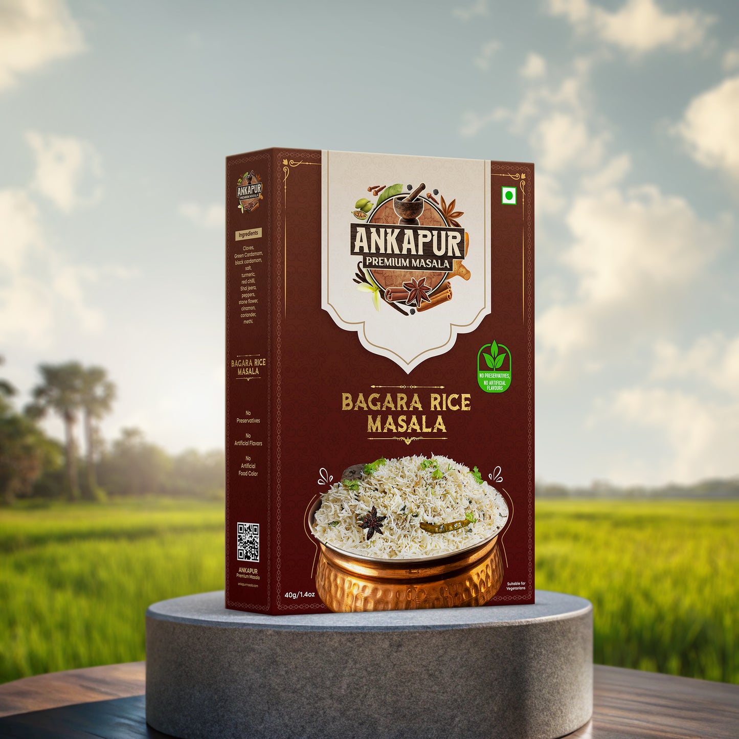 Ankapur Premium Bagara Rice Masala - 40 g