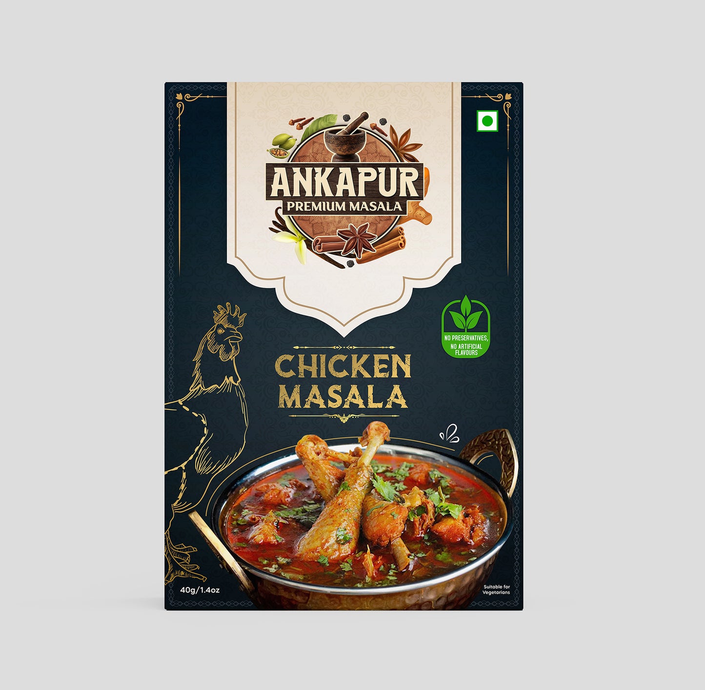 Ankapur Premium Chicken Masala – 40 g