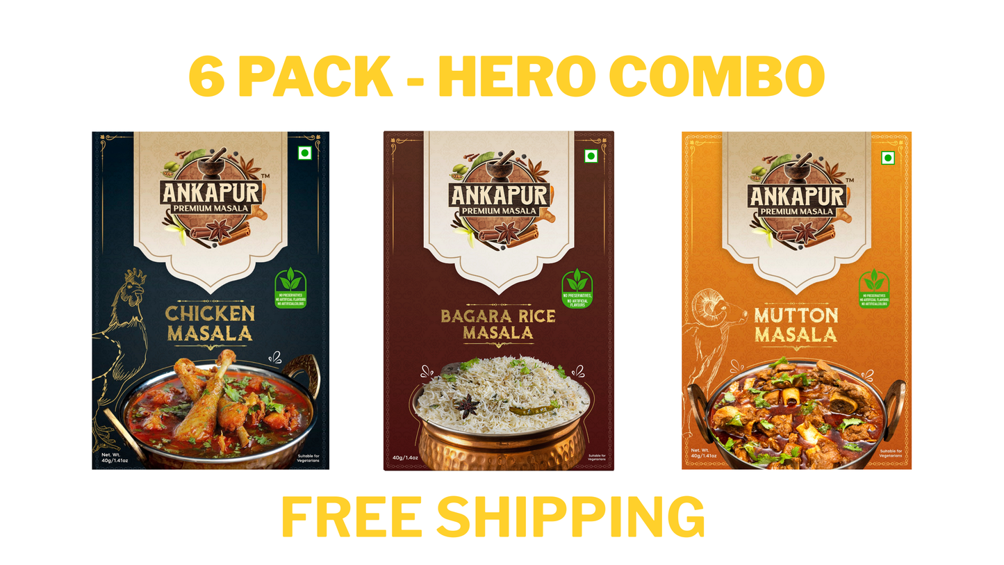 Ankapur Premium Masala | Hero Combo  - 6 Pack Combo