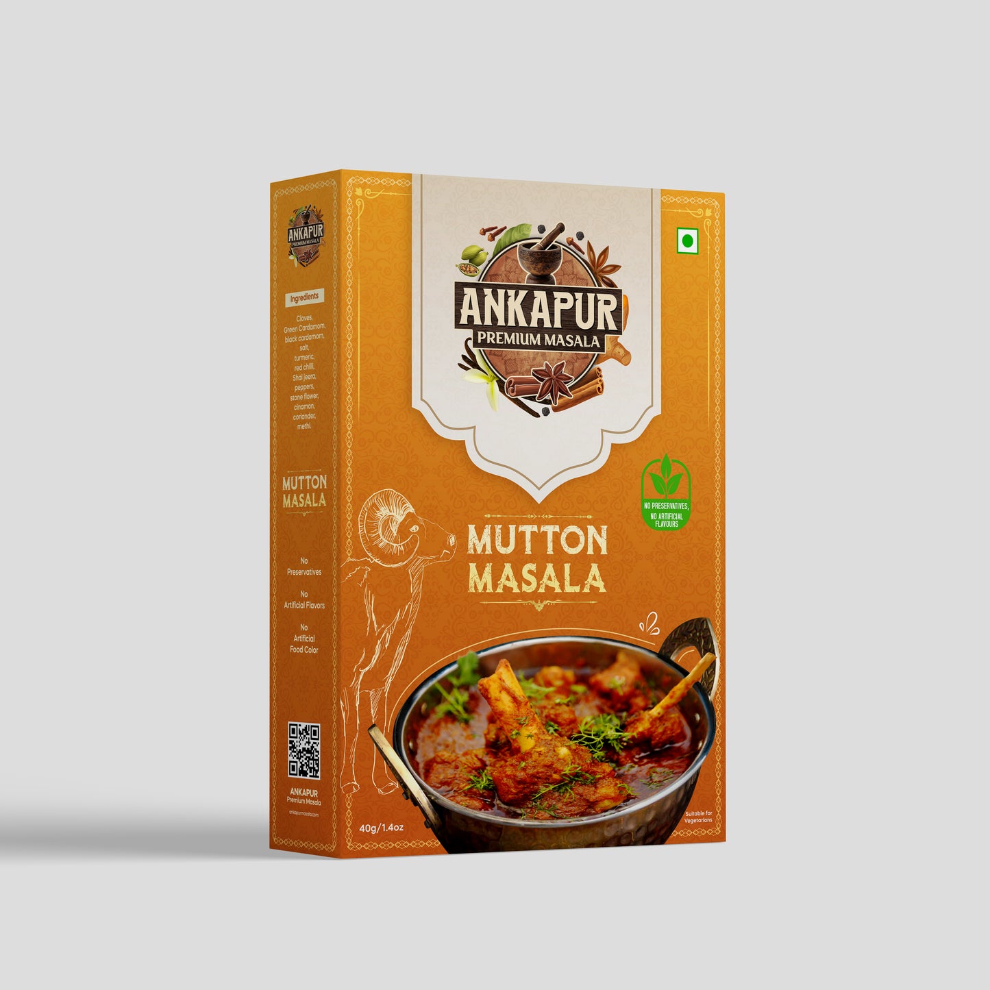 Ankapur Premium Mutton Masala – 40 g