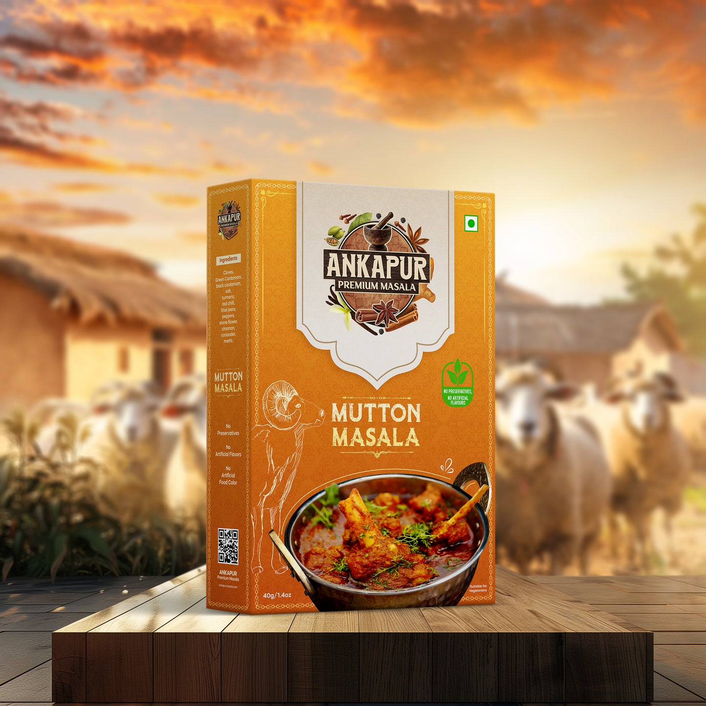 Ankapur Premium Mutton Masala – 40 g